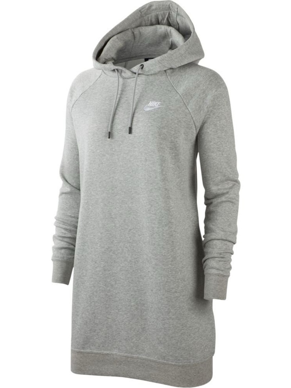Nike Grey Fleece Hoodie Sweater Dress